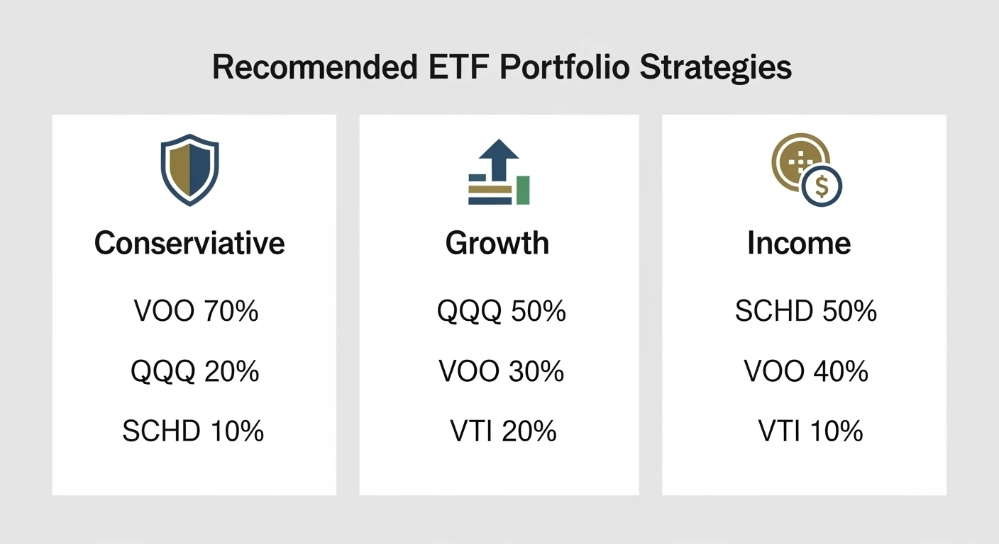 미국 ETF 추천 포트폴리오 전략 인포그래픽 2025